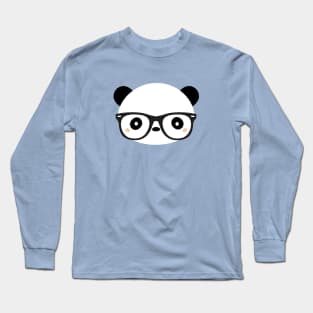 Kawaii Panda Geek T-Shirt Long Sleeve T-Shirt